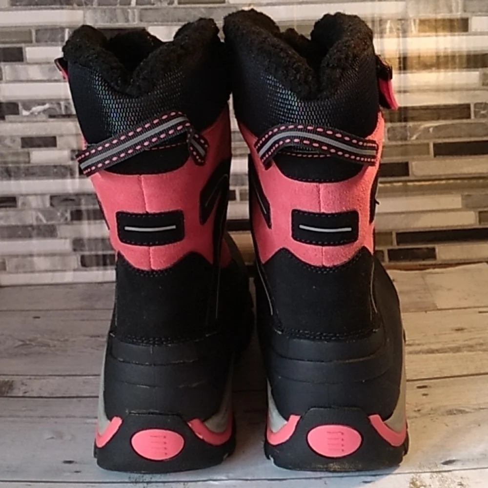 Lands End YTH snow tech boots 5 blossom pink 💗
